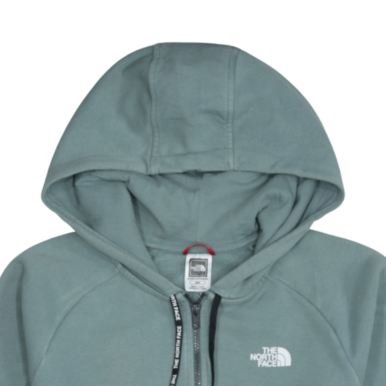 The North Face Women’s Green Full Zip Hoodie Size M - Hooded Sweatshirt