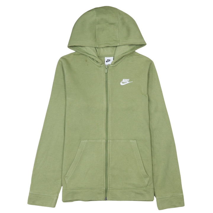 Nike Boys Green XL Full Zip Fleece Hoodie