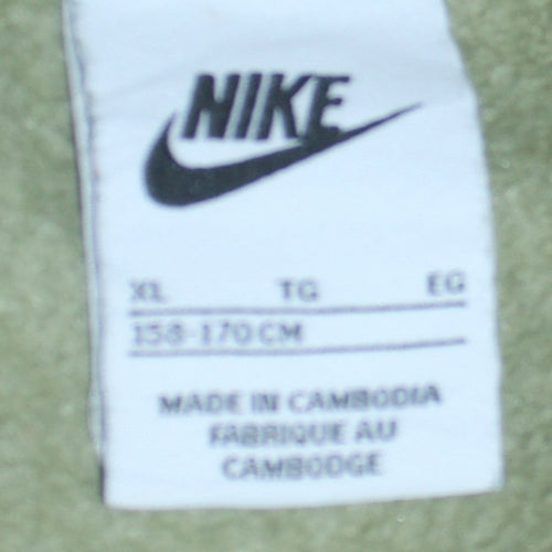Nike Boys Green XL Full Zip Fleece Hoodie