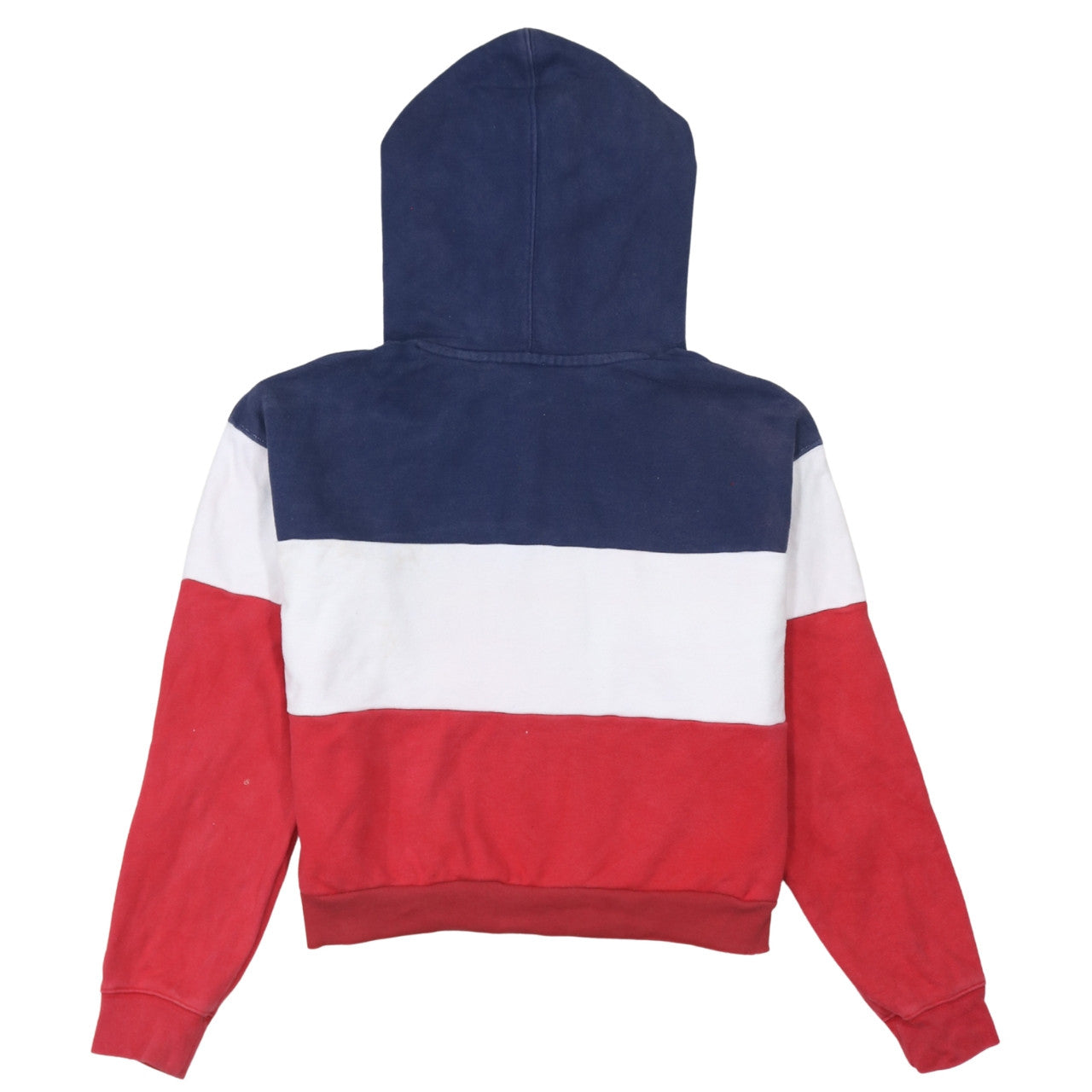 Levi's Women's Navy Red White Colourblock Hoodie XS Pullover Cotton