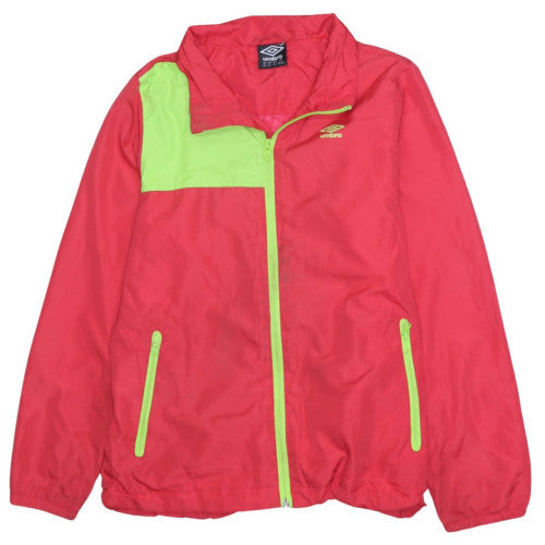 Umbro Girls Pink Lightweight Windbreaker Jacket Size 152cm
