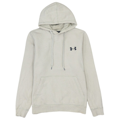 Under Armour Men's Beige Fleece Pullover Hoodie Medium