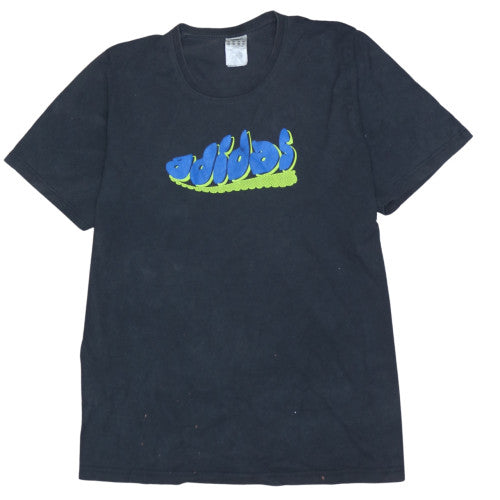 Adidas Men's Black Graphic Short Sleeve T-Shirt Size M