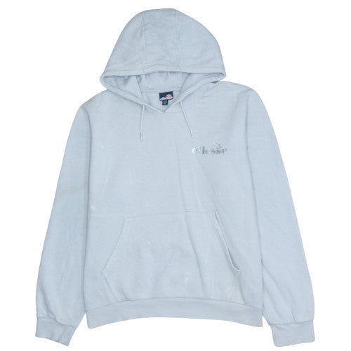 Ellesse Womens Blue Pullover Hoodie UK 20 Relaxed Fit Logo Sweatshirt