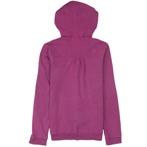 Adidas Womens Pink Full Zip Hoodie Size 14 Cotton Casual Sportswear