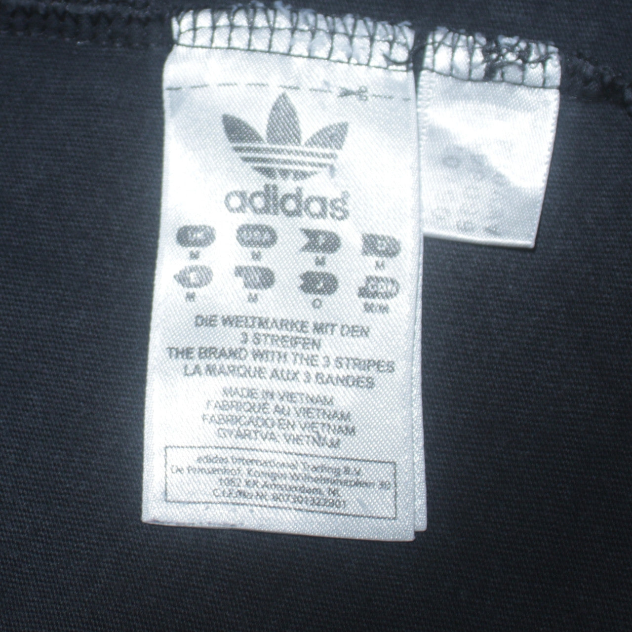 Adidas Men's Black Trefoil Logo Crew Neck T-Shirt Medium