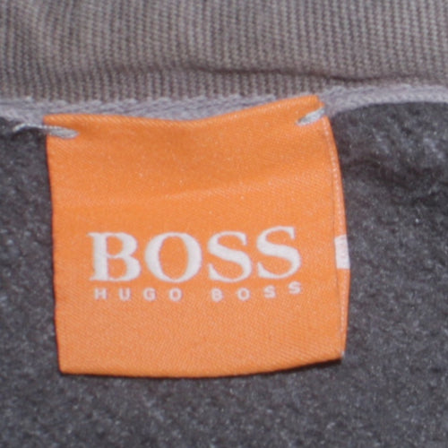 Hugo Boss Orange Womens Grey Pullover Sweatshirt XL Relaxed Fit