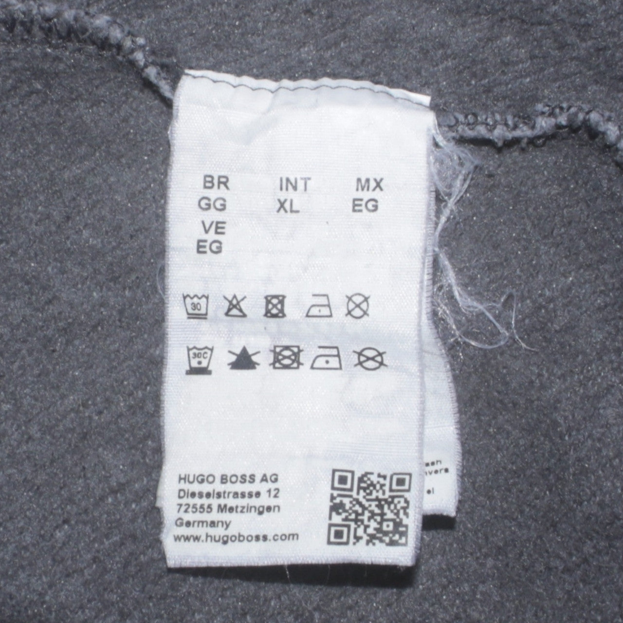 Hugo Boss Orange Womens Grey Pullover Sweatshirt XL Relaxed Fit
