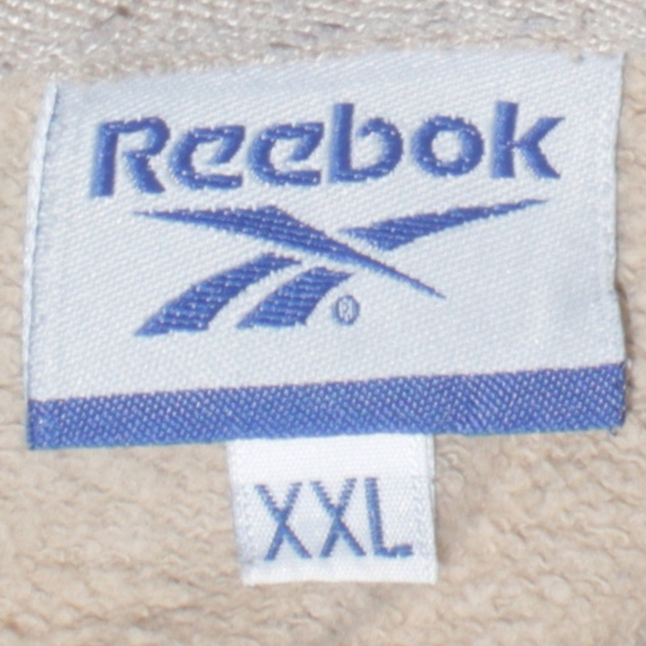Reebok Women’s Beige XXL Pullover Sweatshirt Cotton Blend Classic Fit