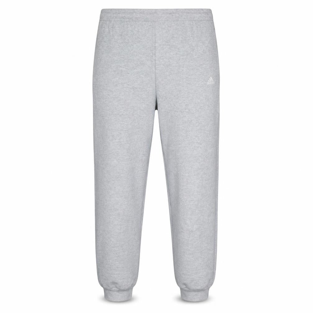 Front view of Adidas Men's Grey XL Sweatpants with Pockets