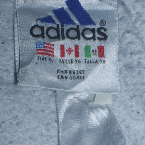 Adidas Men's Grey XL Sweatpants with Pockets