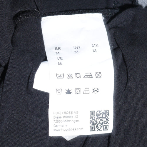 Hugo Boss Men's Black Full Zip Hoodie Size M Regular Fit