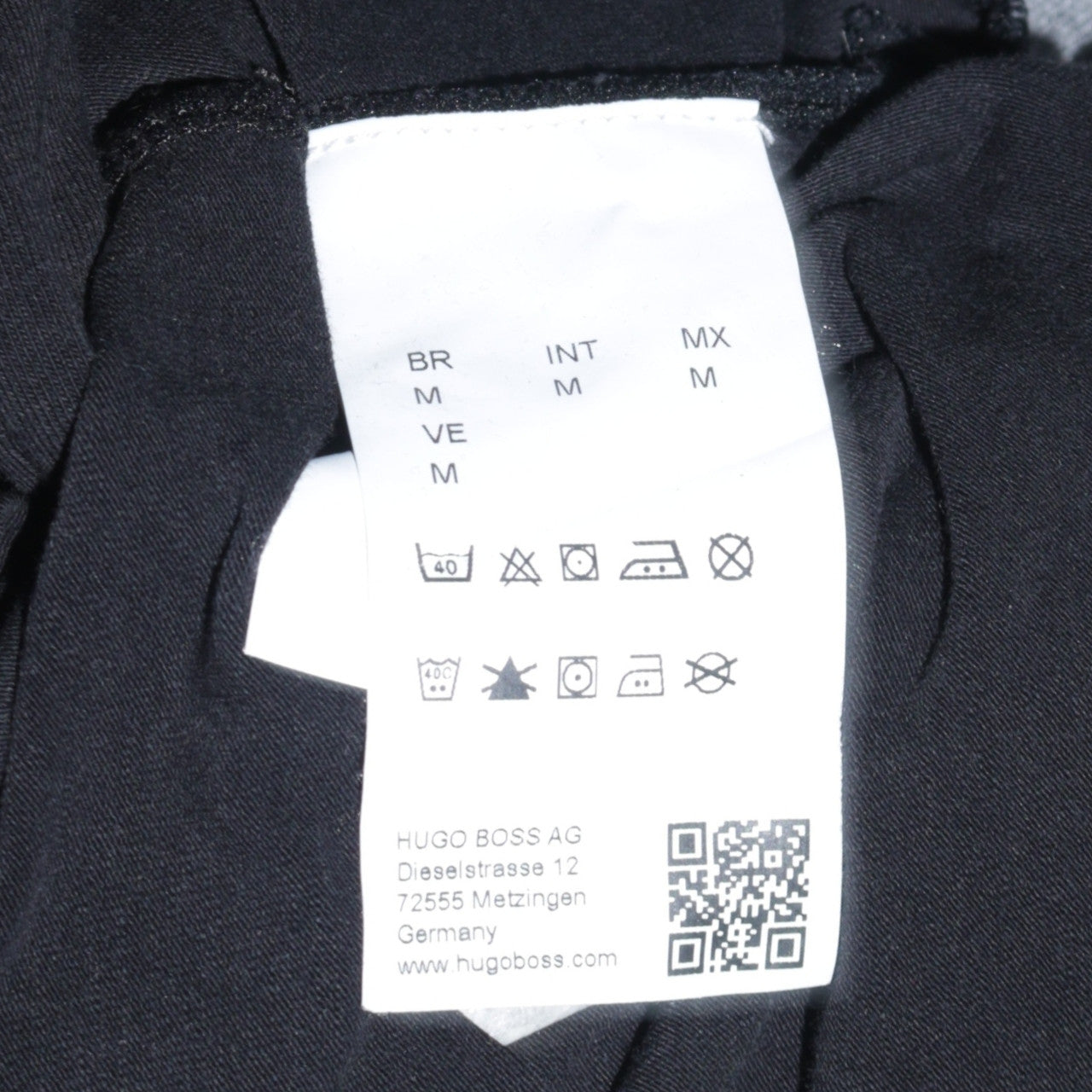 Hugo Boss Men's Black Full Zip Hoodie Size M Regular Fit
