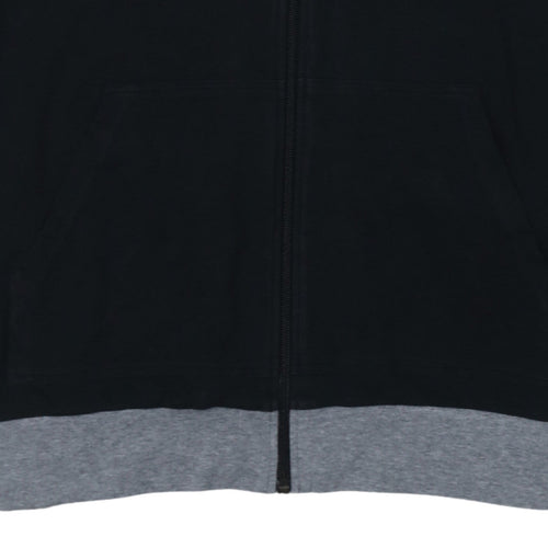 Hugo Boss Men's Black Full Zip Hoodie Size M Regular Fit
