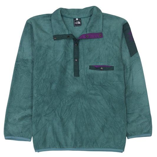 The North Face Men's Green XL Fleece Pullover Sweatshirt