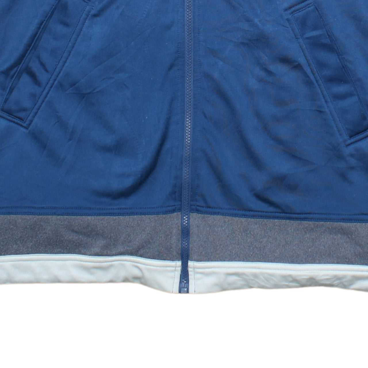 Nike Men's Blue L Track Jacket Full Zip Colourblock Sportswear