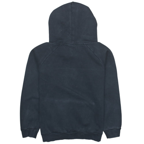 Nike Girls Black XL Pullover Hoodie with Logo Graphic Print Fleece