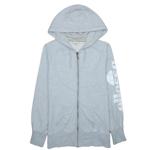 Ellesse Men's Grey Full Zip Hoodie M Regular Fit Sportswear