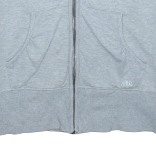 Ellesse Men's Grey Full Zip Hoodie M Regular Fit Sportswear