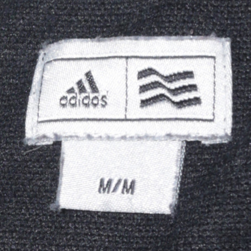 Adidas Men's Black Sleeveless V-Neck Sports Vest Sweatshirt M