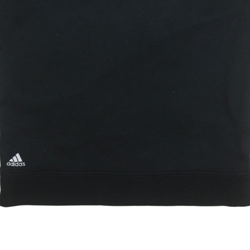 Adidas Men's Black Sleeveless V-Neck Sports Vest Sweatshirt M