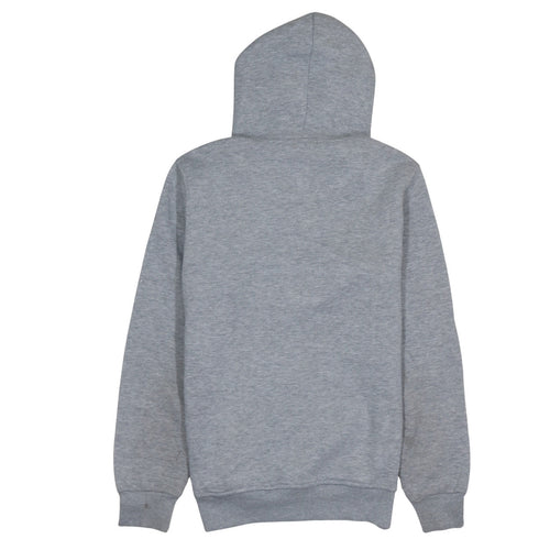 Tommy Hilfiger Mens Grey 1/4 Zip Hoodie M Logo Fleece Sweatshirt