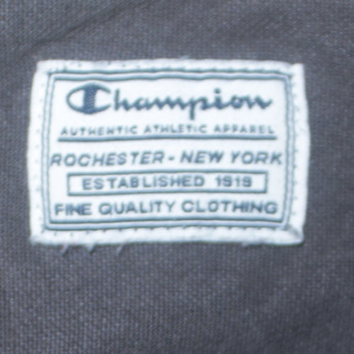 Champion Men's Black Polo Shirt Size L Short Sleeve Cotton
