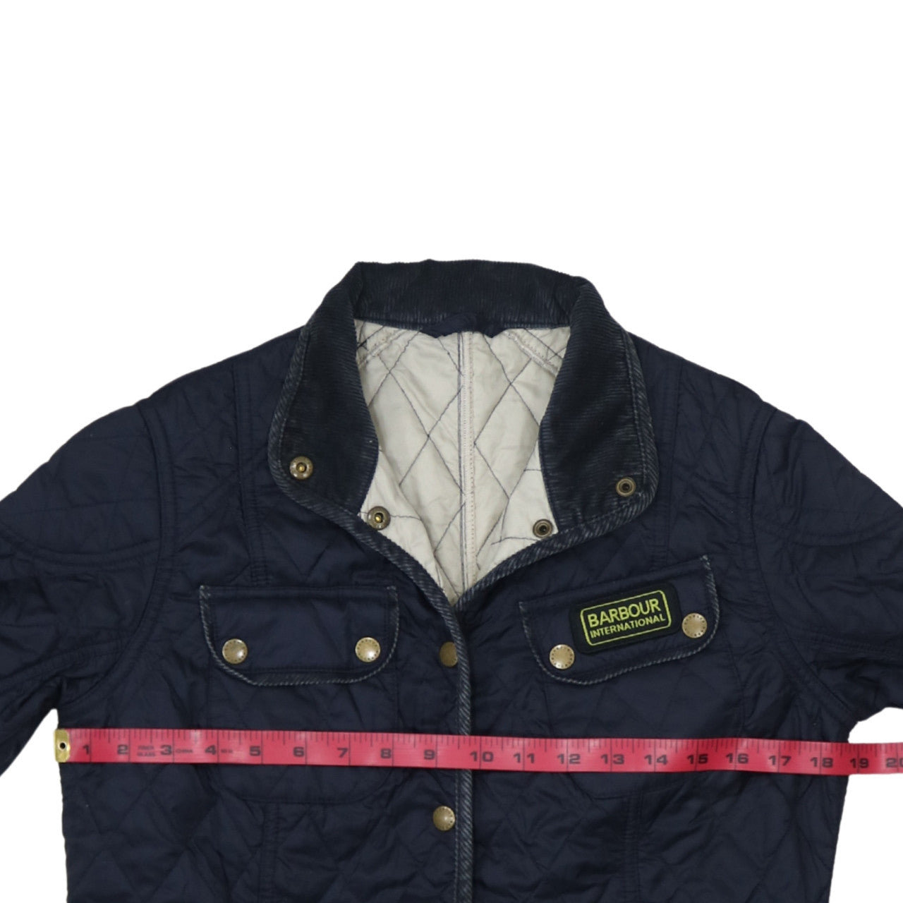 Barbour Womens Navy Quilted Jacket UK 12 Medium Casual Outdoor Coat