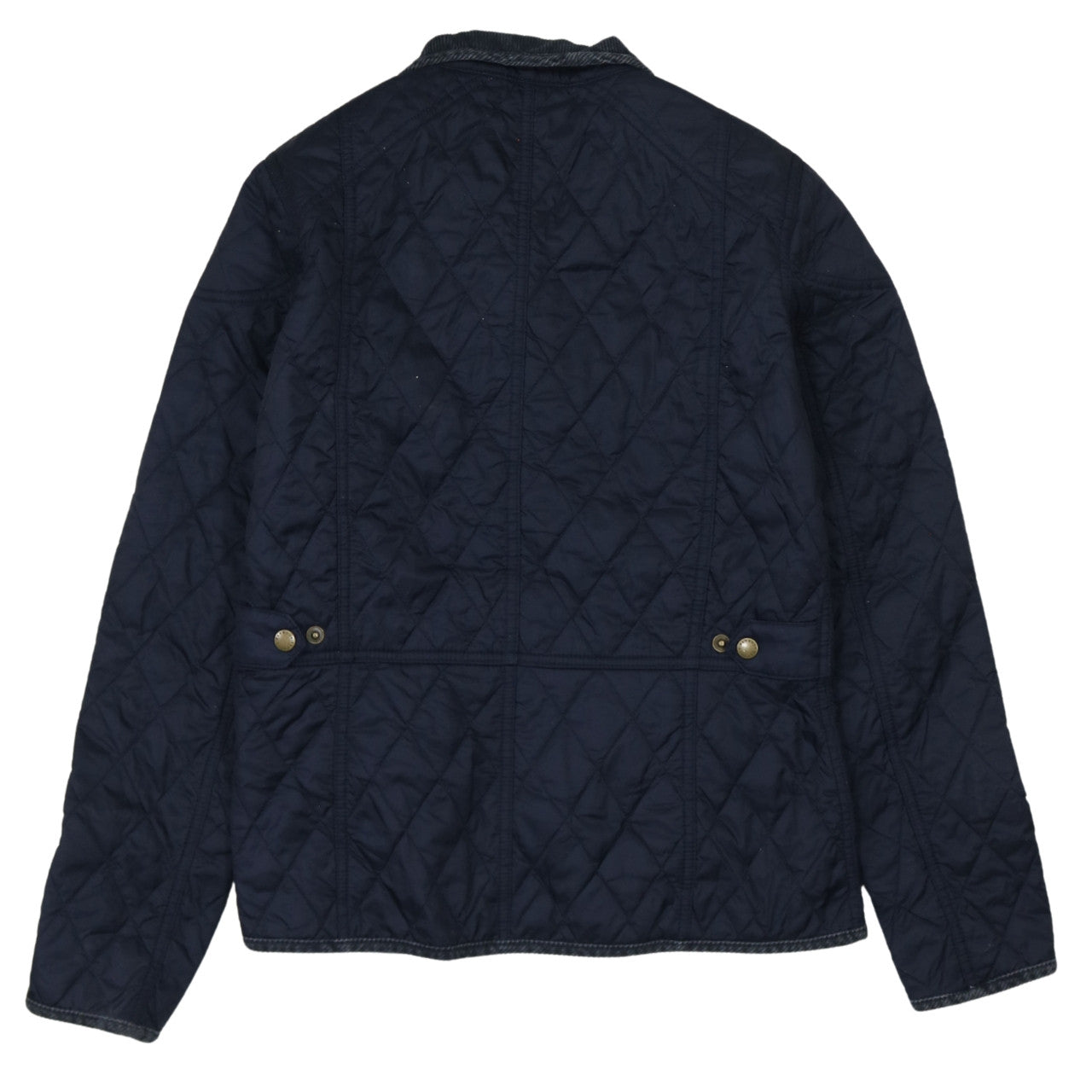 Barbour Womens Navy Quilted Jacket UK 12 Medium Casual Outdoor Coat