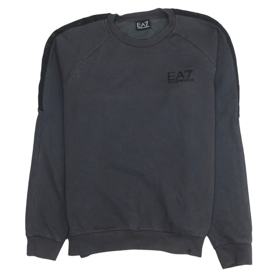 Emporio Armani EA7 Men's Black Crew Neck Sweatshirt Size M