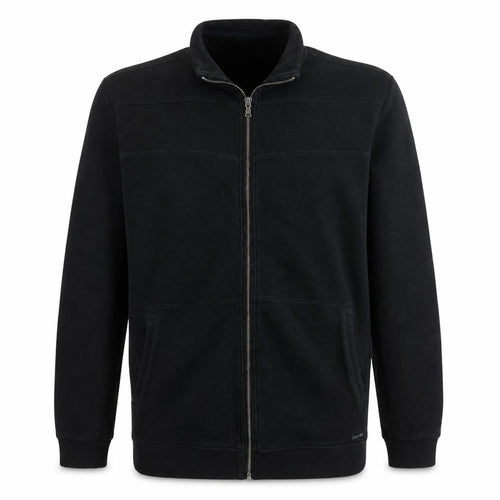 Calvin Klein Men's Black XL Fleece Full Zip Activewear Jacket