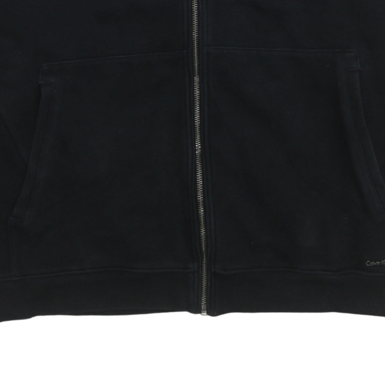 Calvin Klein Men's Black XL Fleece Full Zip Activewear Jacket