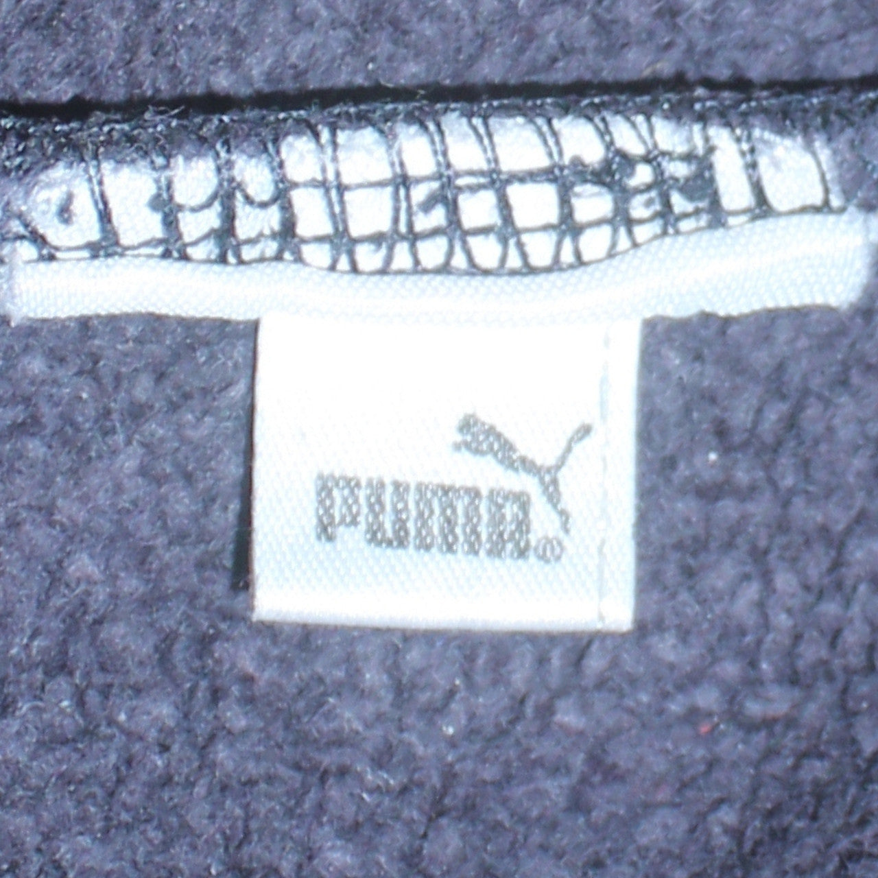 Puma Mens Black L Pullover Sweatshirt Crew Neck Fleece
