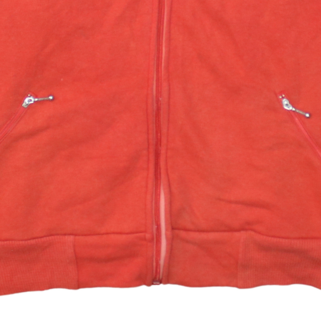 Nike Men's Red Colourblock Track Jacket L Vintage Sports Full Zip