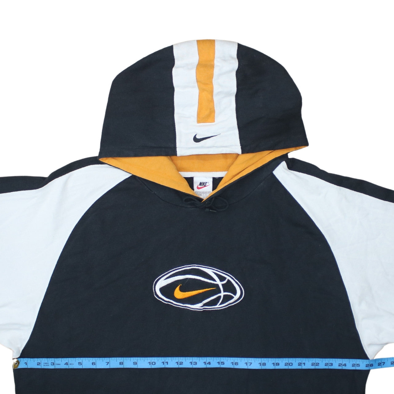 Nike Men's Black 2XL Pullover Hoodie with Basketball Logo