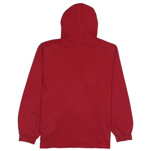 Nike Womens Red Full Zip Hoodie XL 18-20 Cotton Blend Casual