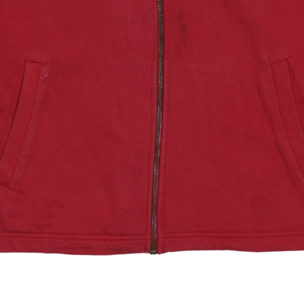 Nike Womens Red Full Zip Hoodie XL 18-20 Cotton Blend Casual