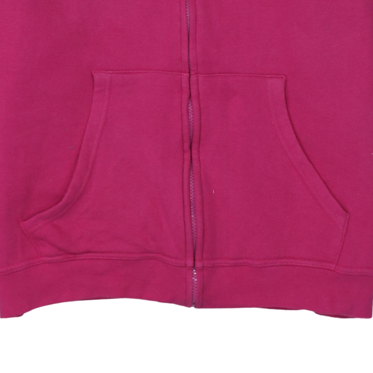Adidas Women’s Pink Full Zip Hoodie Size 2XL Logo Print Casual