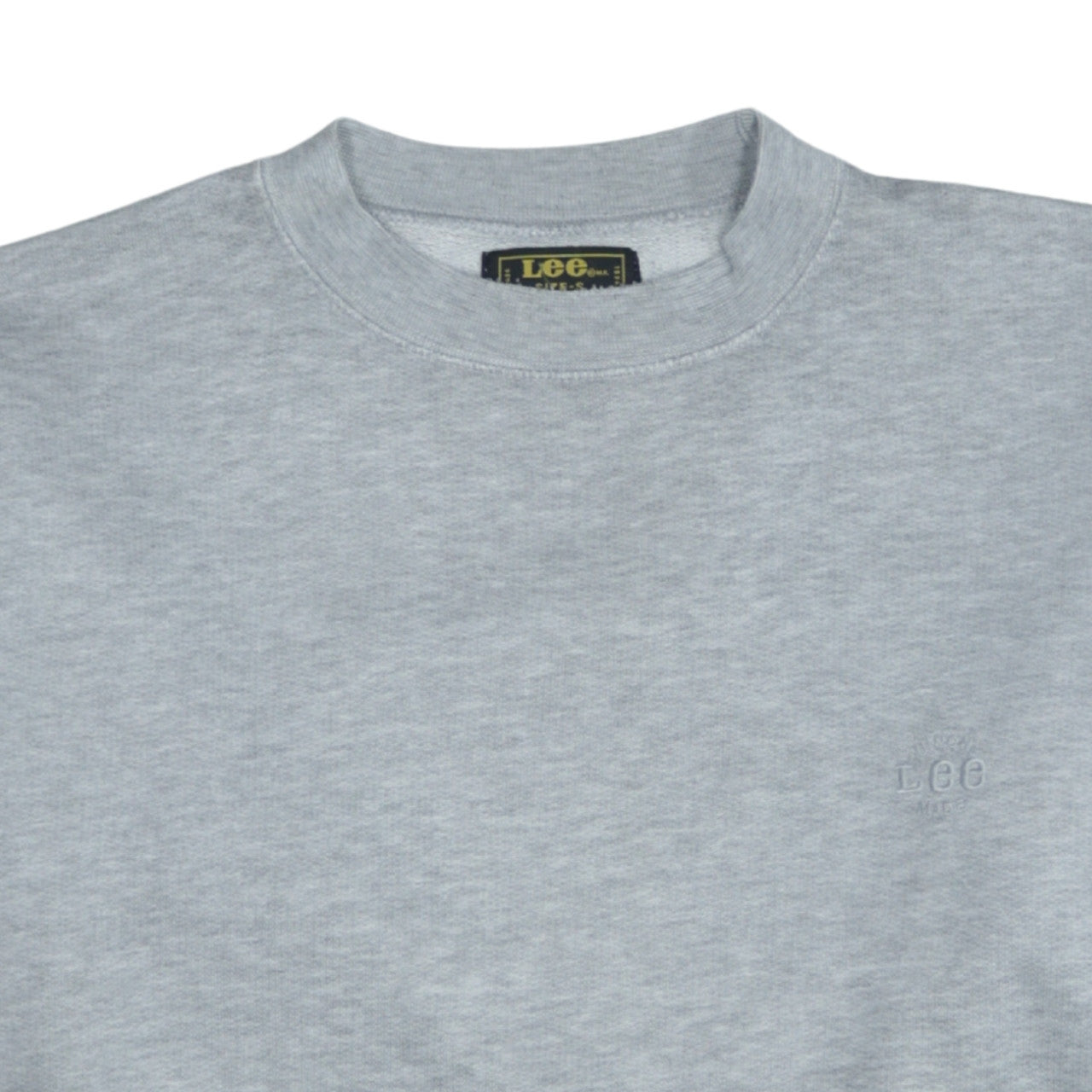 Lee Womens Grey Small Pullover Sweatshirt Classic Fit Casual