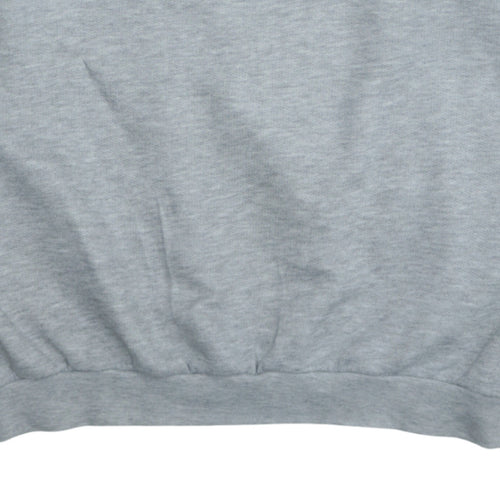 Lee Womens Grey Small Pullover Sweatshirt Classic Fit Casual