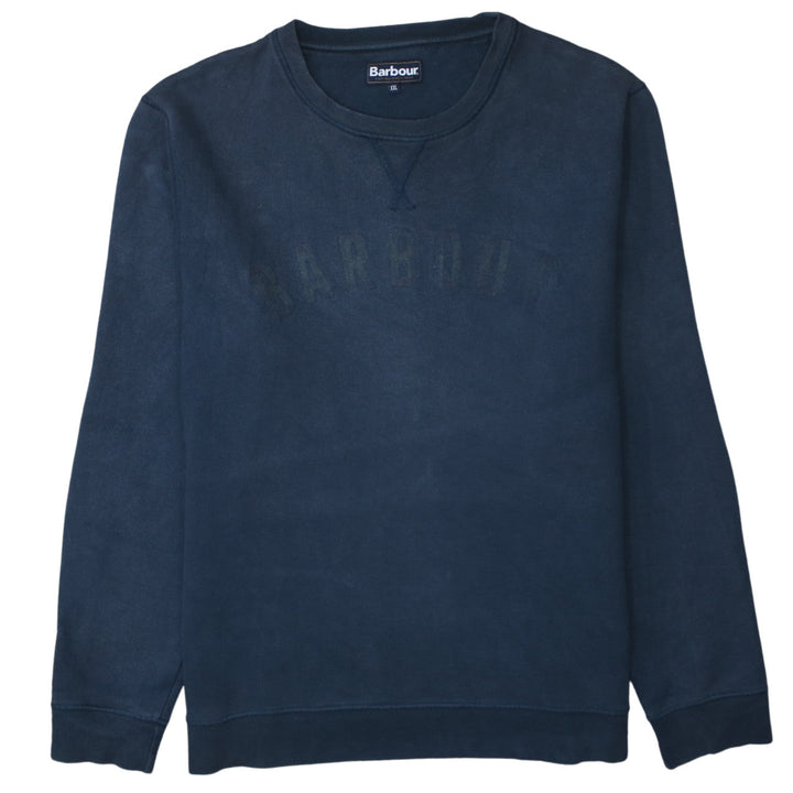 Barbour Men's Blue 2XL Pullover Sweatshirt Classic Style