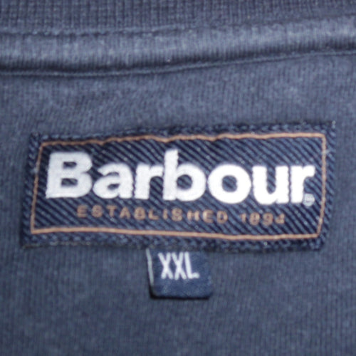 Barbour Men's Blue 2XL Pullover Sweatshirt Classic Style