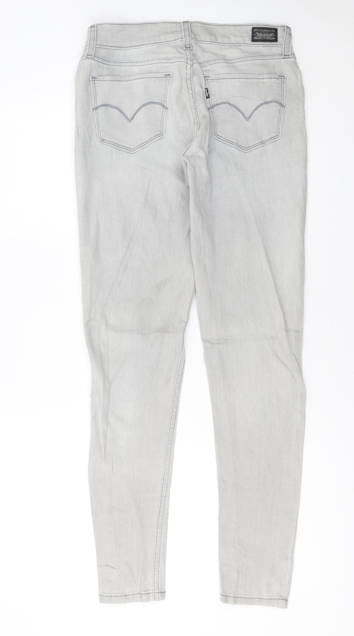 Levi’s Women’s Grey Skinny Jeans W27 L30 Stretch Denim