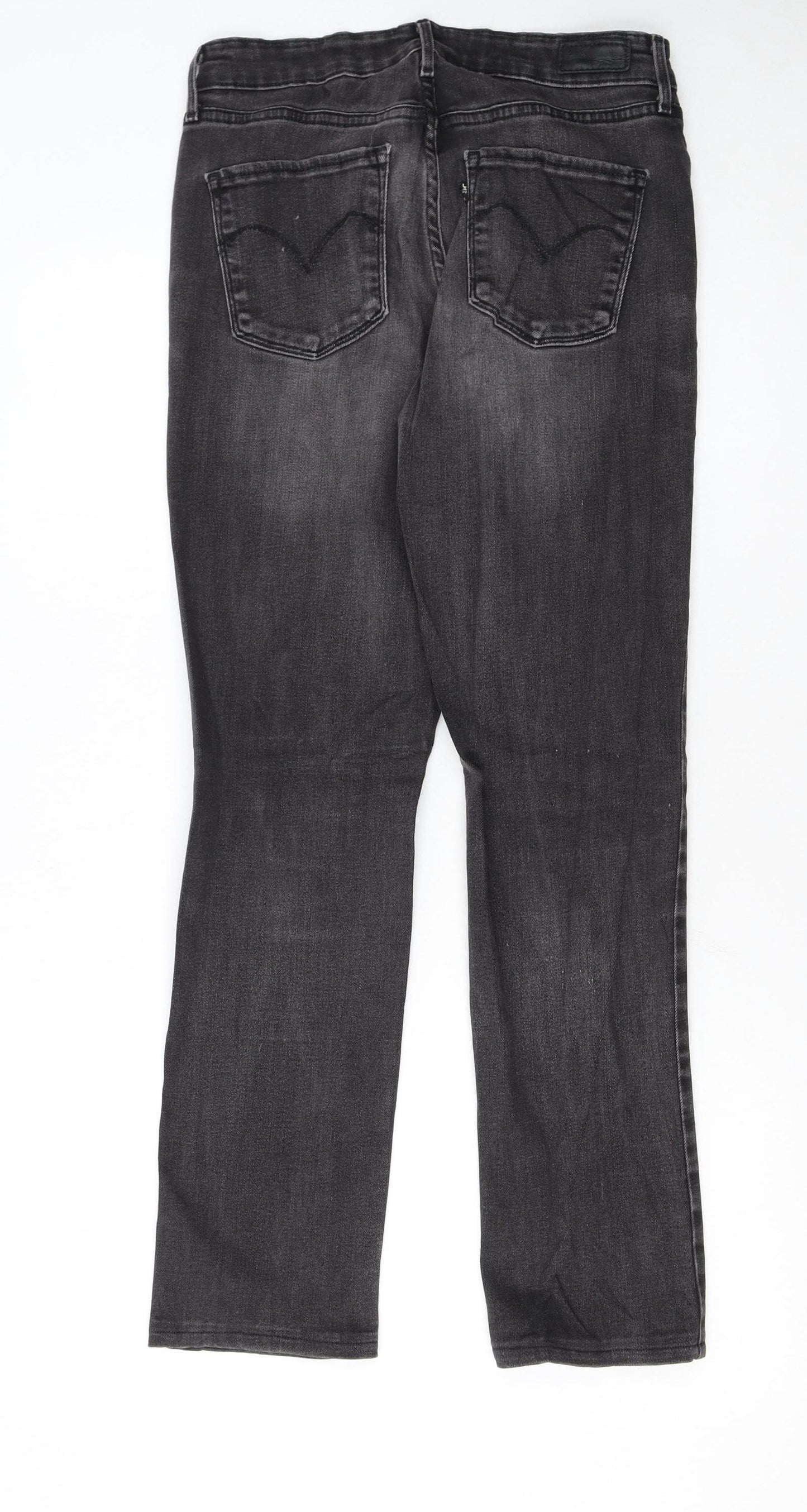 Levi's Women's Black Straight Leg Jeans Size 12 W29 L34