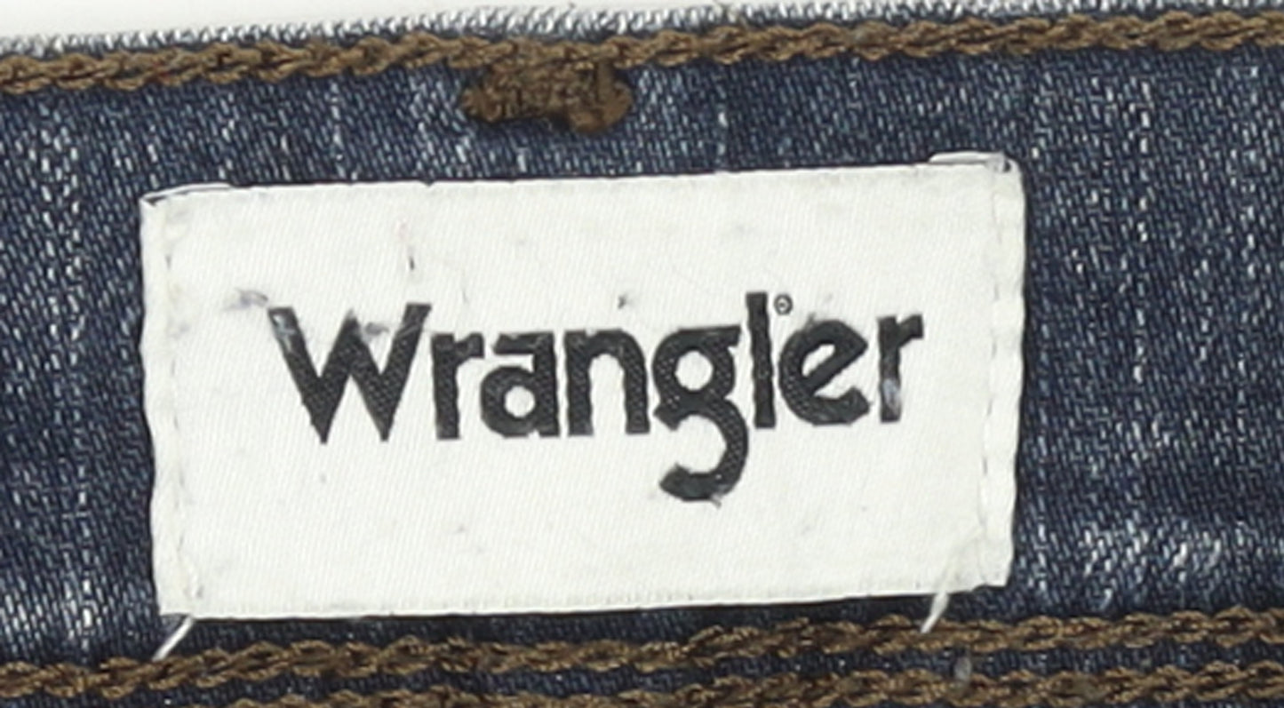 Wrangler Men Blue 32x30 Texas Straight Denim Jeans