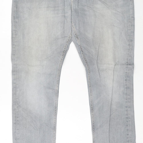 Tommy Hilfiger Men’s Blue Slim Tapered Jeans 38x30 Houston Stretch Denim