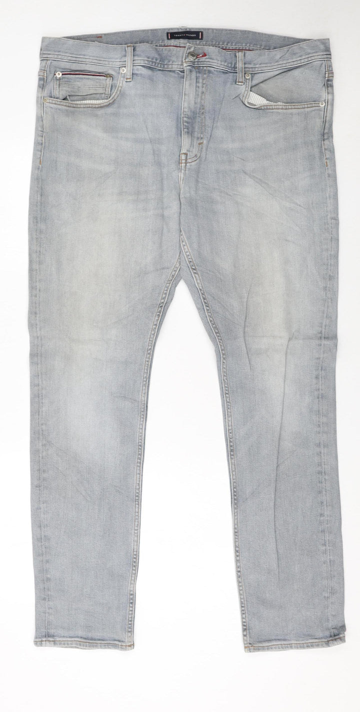 Tommy Hilfiger Men’s Blue Slim Tapered Jeans 38x30 Houston Stretch Denim