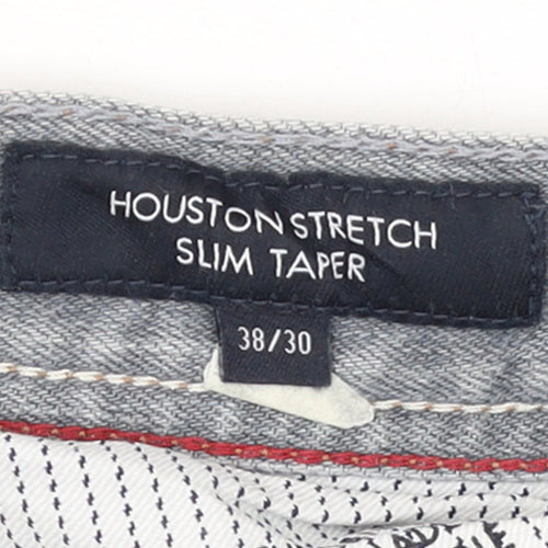 Tommy Hilfiger Men’s Blue Slim Tapered Jeans 38x30 Houston Stretch Denim