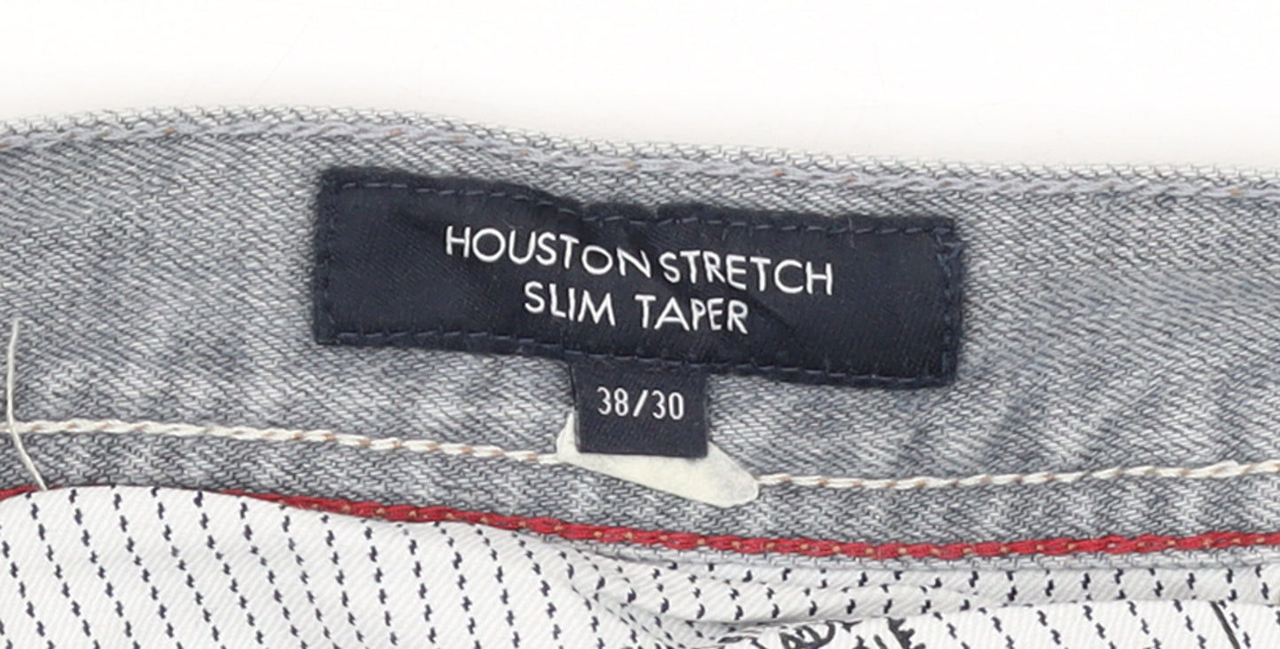 Tommy Hilfiger Men’s Blue Slim Tapered Jeans 38x30 Houston Stretch Denim