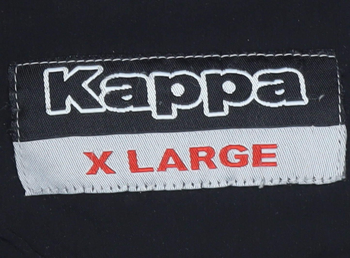 Kappa Womens Black XL Hooded Full Zip Winter Puffer Jacket